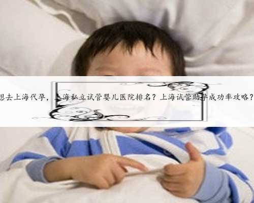 想去上海代孕，上海私立试管婴儿医院排名？上海试管助孕成功率攻略？