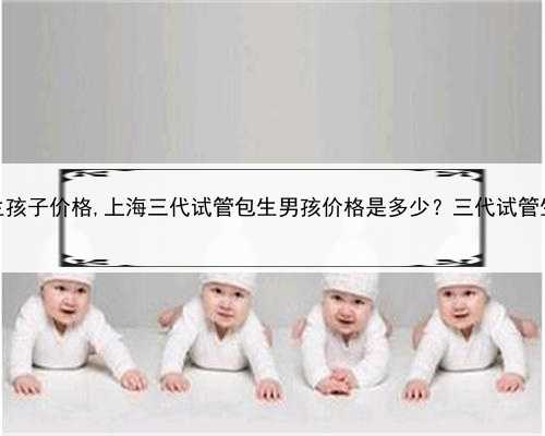借卵上海代生孩子价格,上海三代试管包生男孩价格是多少？三代试管生男孩价